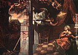 Jacopo Robusti Tintoretto Canvas Paintings - Annunciation